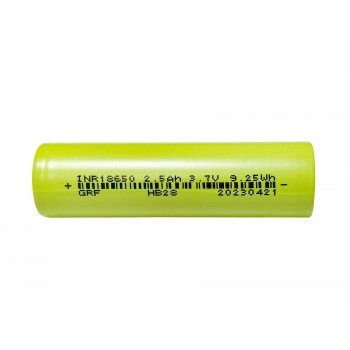 Аккумулятор Li-Ion 18650 2500мАч 3,7В (ячейка INR18650) незащищенный