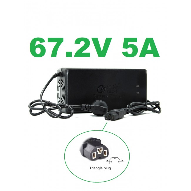 Зарядное устройство для электровелосипеда 67,2V 5A Triangle plug