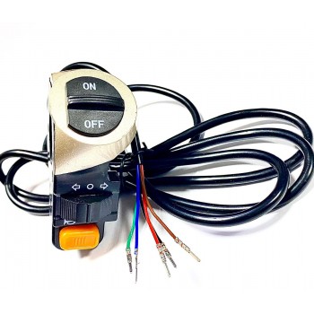 Блок управления для электросамоката (вкл/выкл, поворотники, гудок) без коннектора